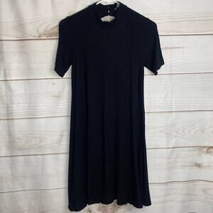 American Eagle Outfitters Soft & Sexy Black Keyhole Back Mini Dress Size XS